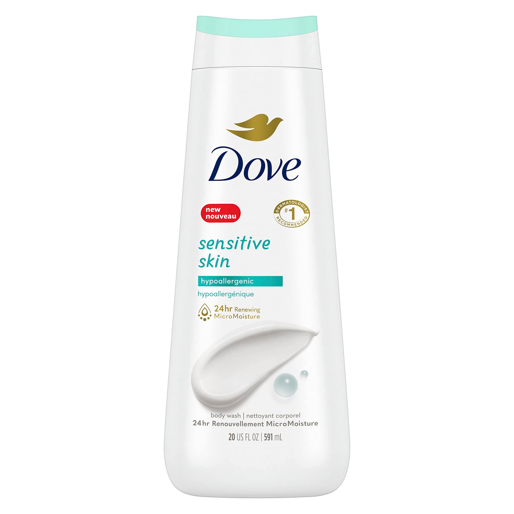 Dove Sensitive Skin Body Wash 23 oz