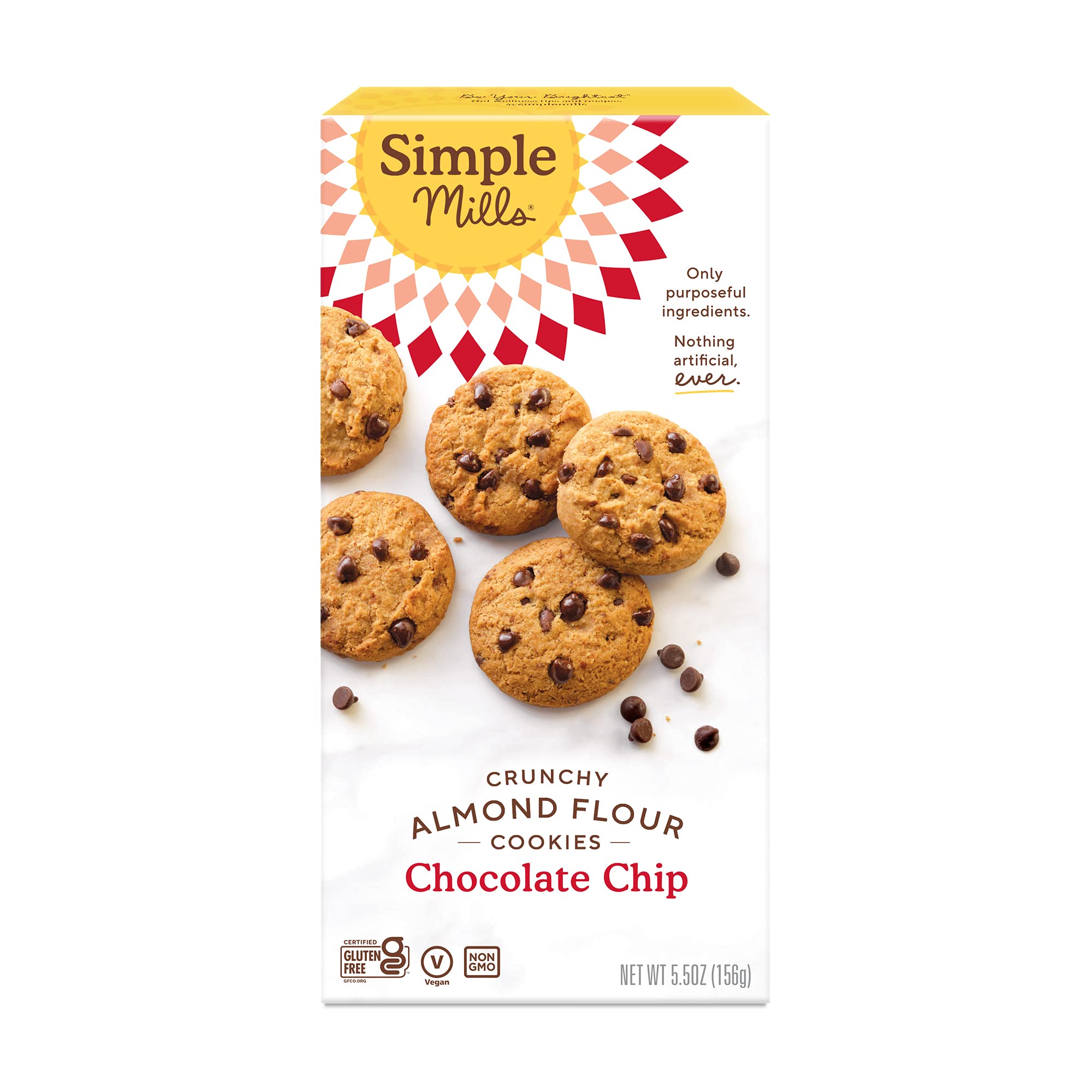 Simple Mills Almond Flour Chocolate Chip Cookies 5.5 oz