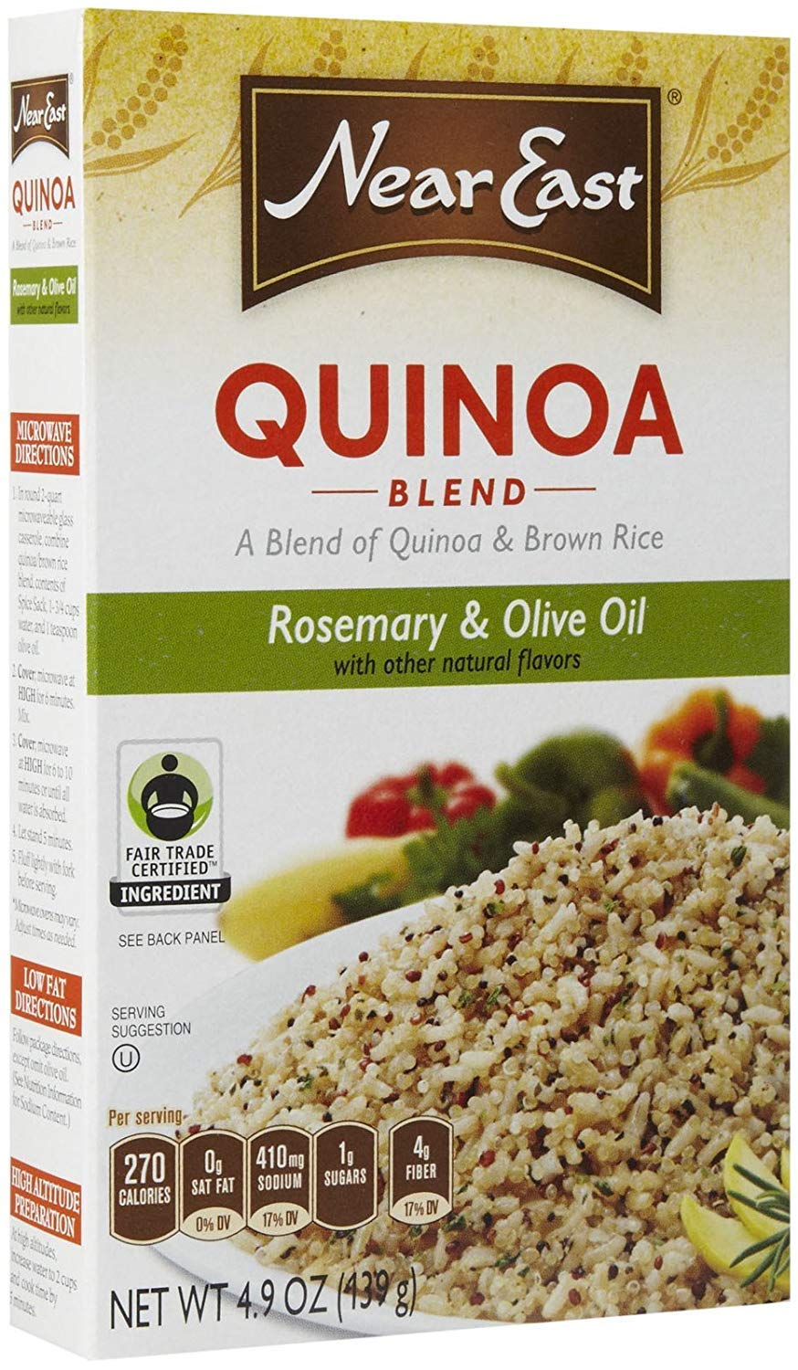 Near East Quinoa & Brown Rice Rosemary & Olive Oil  4.9 oz