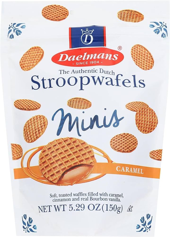 Daelmans Stroopwafels Minis Caramel  5.29 oz