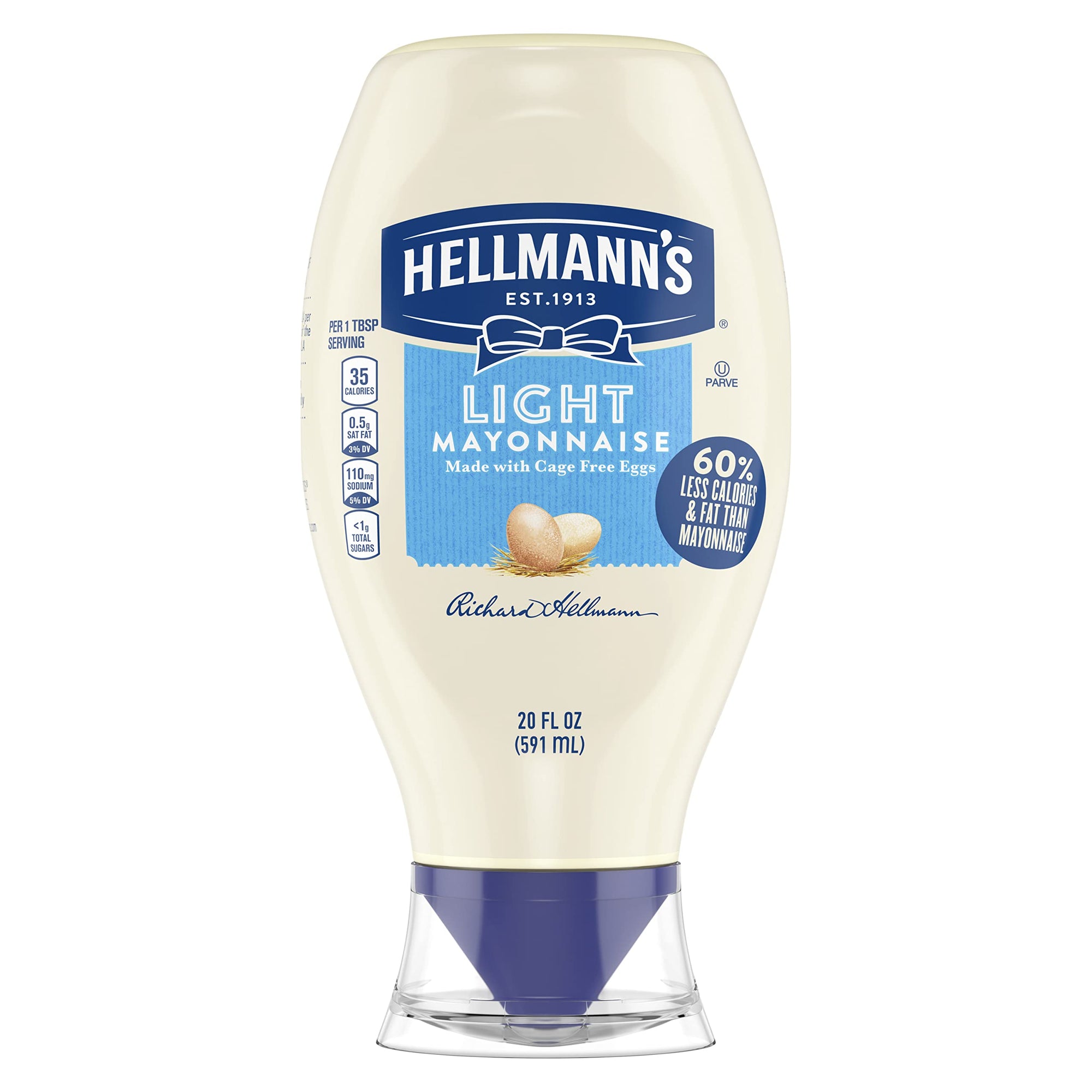 Hellmann's Light Mayonnaise Squeeze Bottle  20 oz