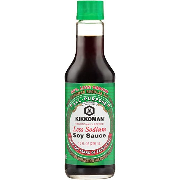 Kikkoman Soy Sauce Less Sodium  10 oz