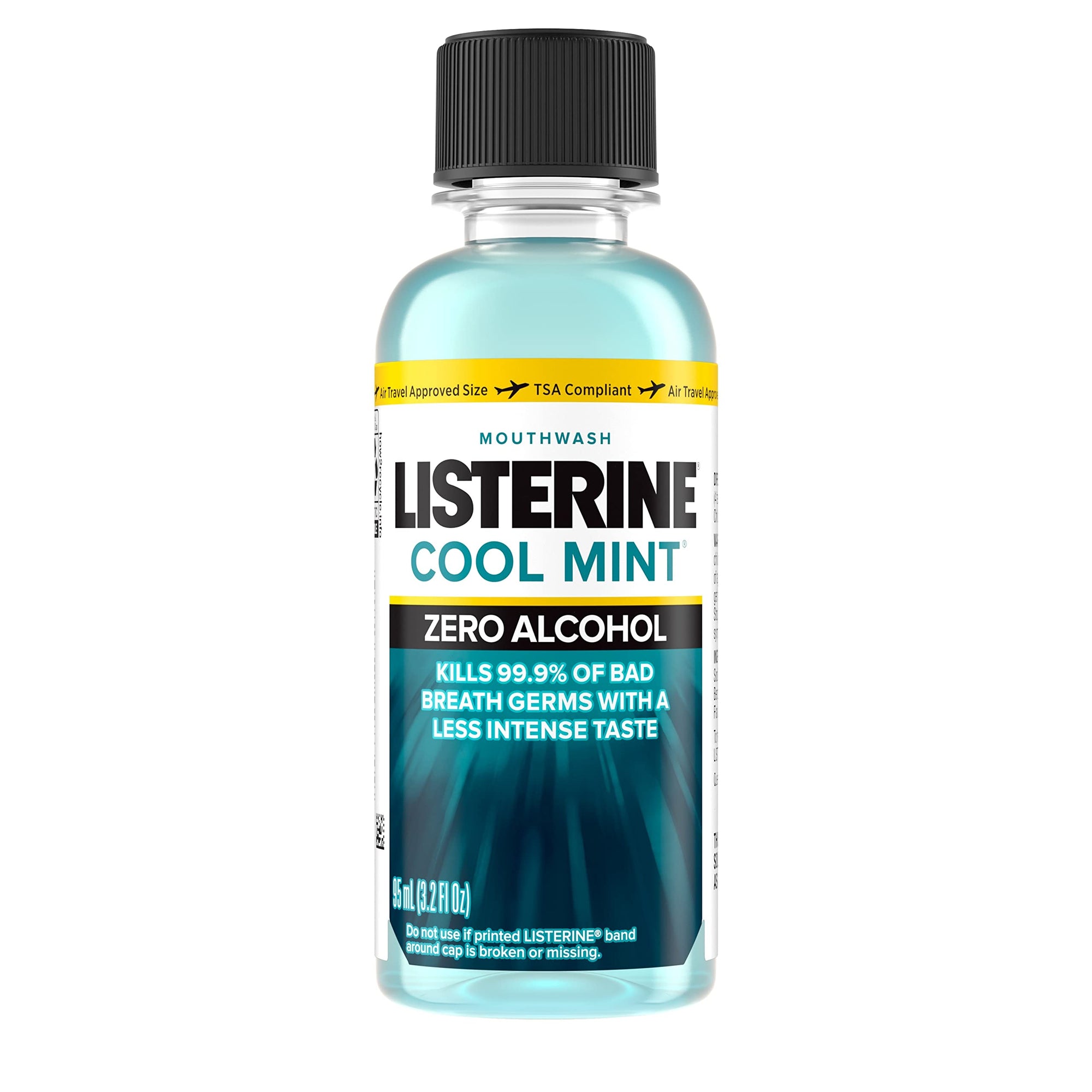 Listerine Cool Mint Zero Alcohol Mouthwash 3.2 oz