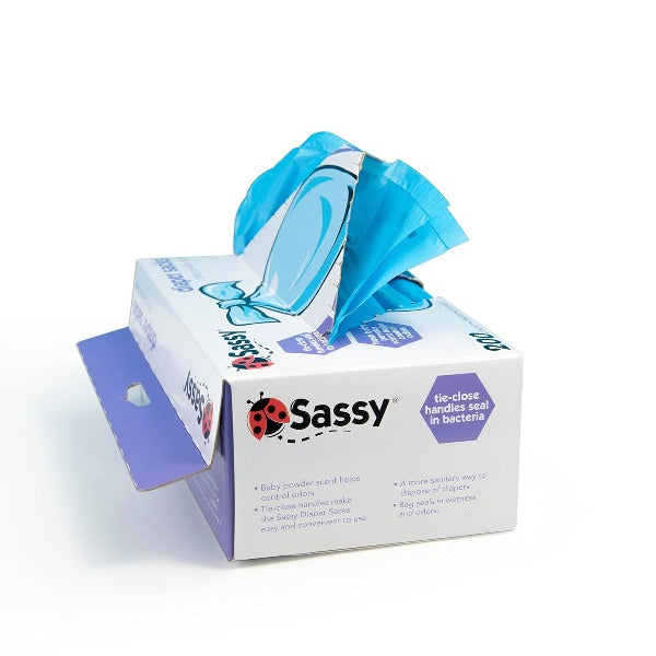 Sassy Scented Baby Powder Diaper Sacks 200 ct