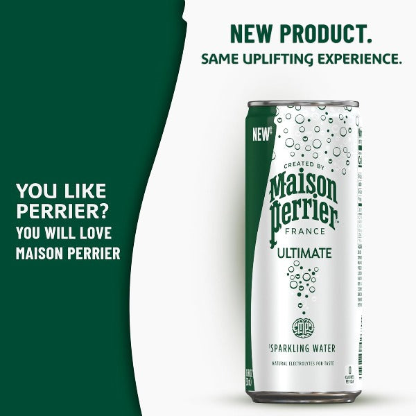 Maison Perrier Ultimate Sparkling Water 11.15 oz 8 ct