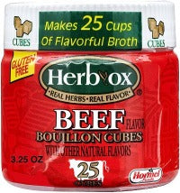 Herb-Ox Beef Flavor Bouillon Cubes 25 ct