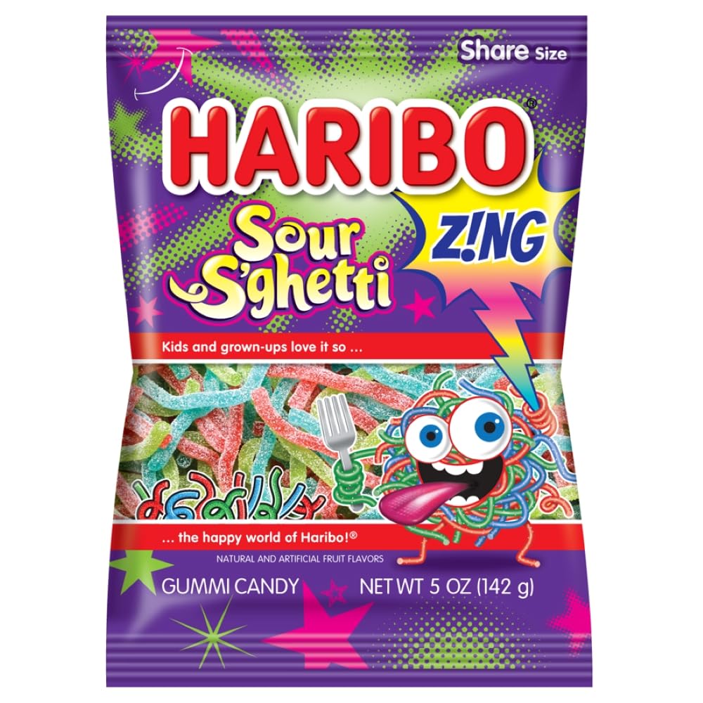 Haribo Sour S'ghetti  5 oz