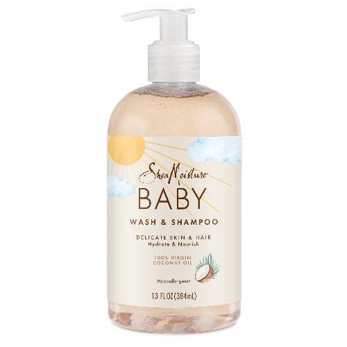 Shea Moisture Baby Wash & Shampoo Delicate Skin  13 oz