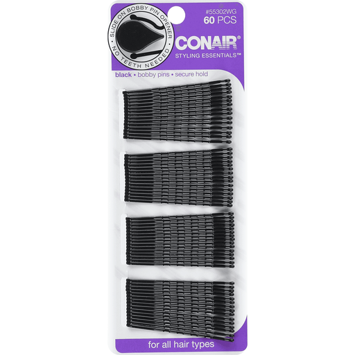 Conair Black Bobby Pins 60 ct