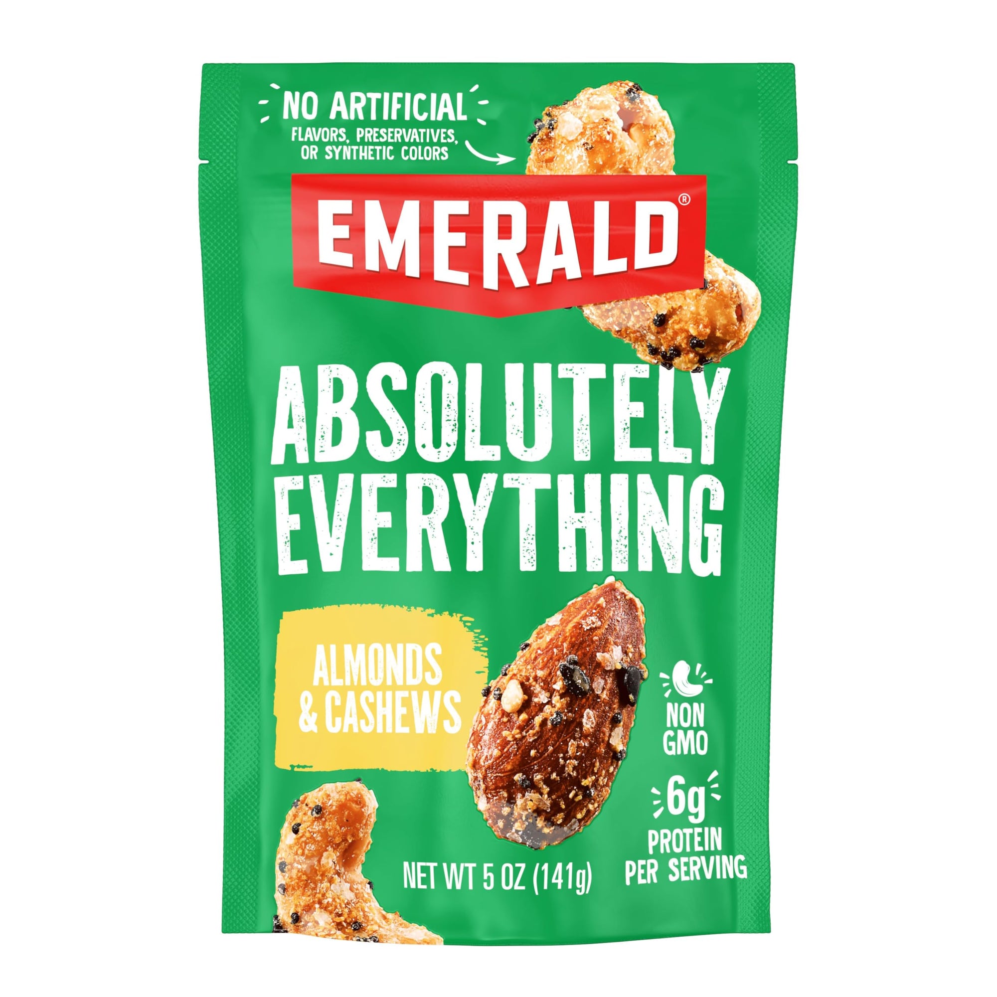 Emerald Absolutely Everything Almonds & Cashews  5 oz