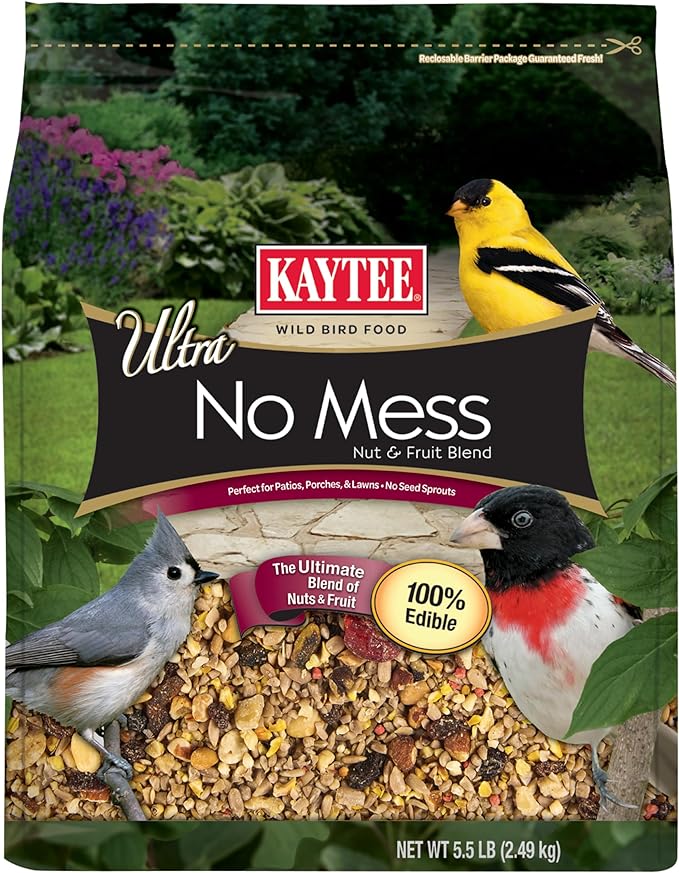 Kaytee Nut & Fruit No Mess Wild Bird Seed  5.5 lb