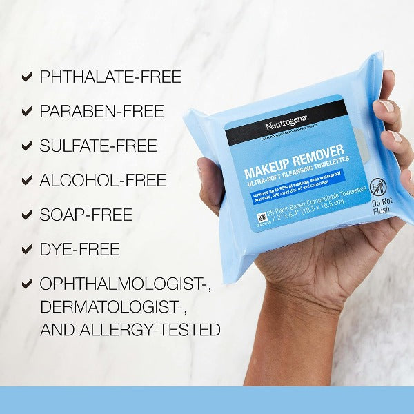 Neutrogena Makeup Remover Wipes 25 ct