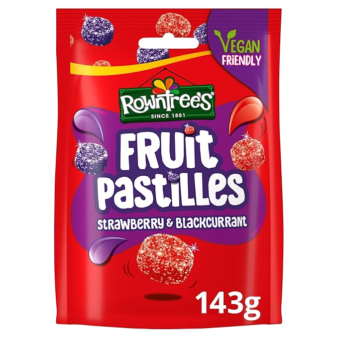 Rowntree's Fruit Pastilles Strawberry & Blackcurrent 143 g