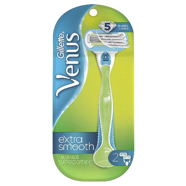 Gillette Venus  Extra Smooth Razor with 2 Cartridges