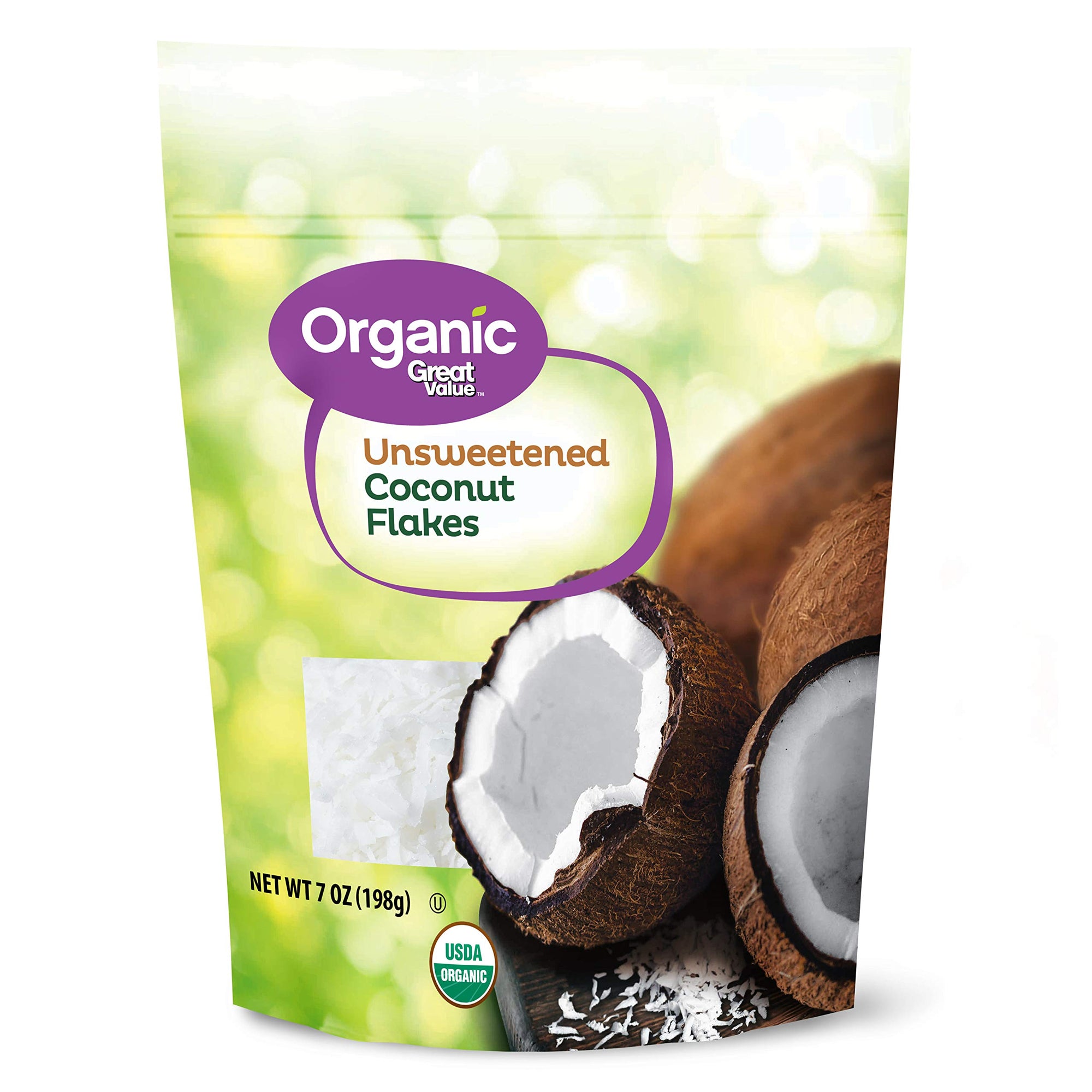 Great Value Unsweetened Coconut Flakes  7 oz