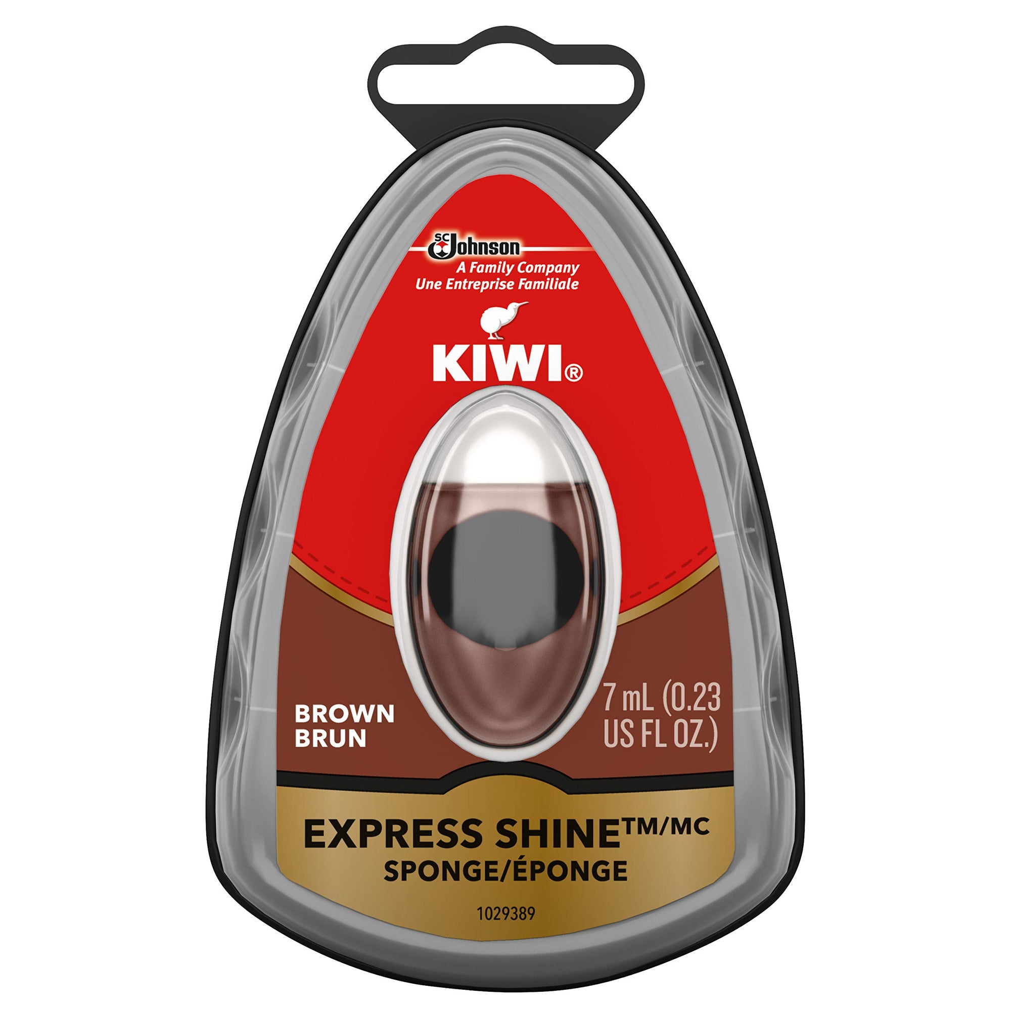 Kiwi Express Shoe Shine Sponge Brown 7 ml