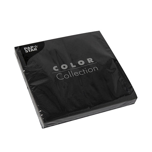 Papstar Color Collection Napkins 33x33 20Ct Black