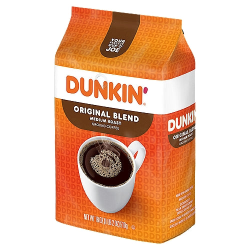 Dunkin Donuts Original Ground Coffee Medium Roast 18 oz