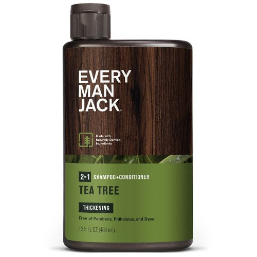 Every Man Jack Thickening Shampoo & Conditioner Tea Tree  13.5 oz