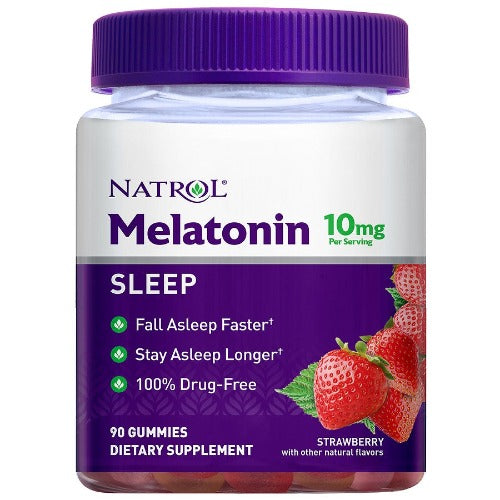 Natrol Melatonin Gummies Strawberry 10 mg  90 ct