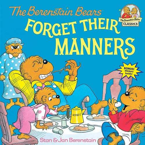 Berenstain Bears Forget Their Manners Book