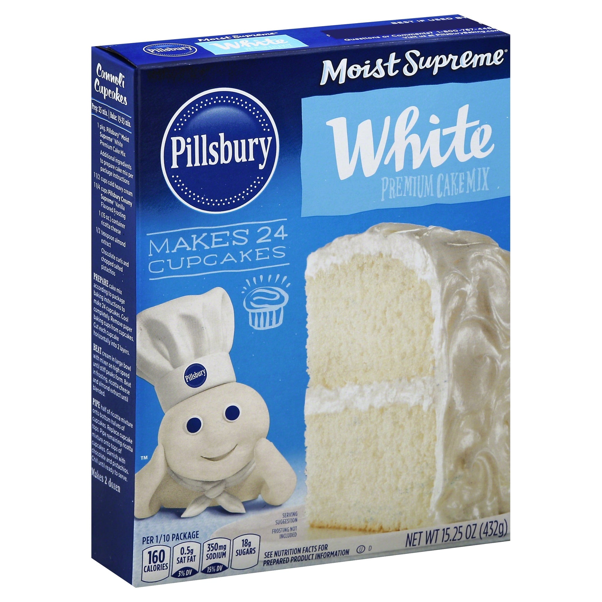 Pillsbury Moist Supreme White Cake Mix 15.25 oz