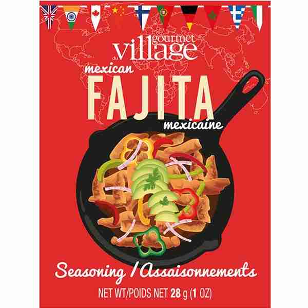 Gourmet Village Mexican Village Fajita Seasoning  28 g