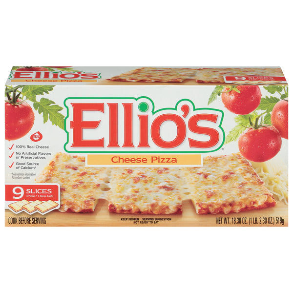 Ellio's Cheese Pizza 9 slices 18.3 oz