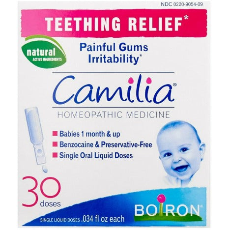 Boiron Camilia Liquid Doses Teething Relief 30 pk