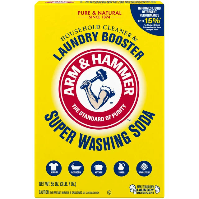 Arm & Hammer Super Washing Soda Detergent Booster  55 oz