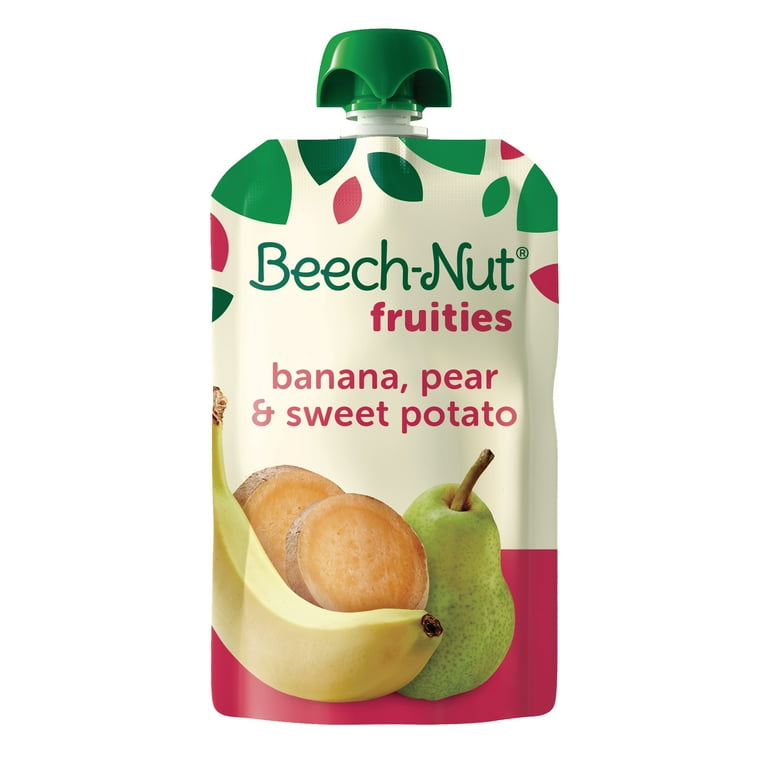 Beech Nut Fruities Stage 2 Banana Pear & Sweet Potato  3.5 oz