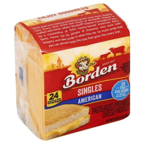 Borden American Cheese Singles  16 oz