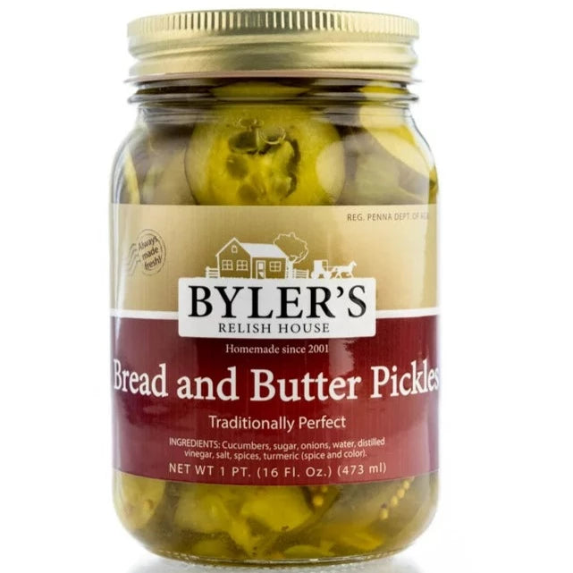 Byler's Bread & Butter Pickles 16 oz