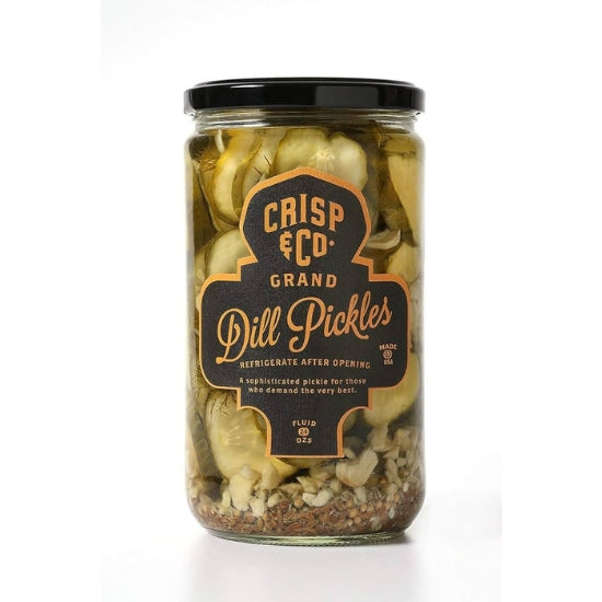 Crisp & Co Grand Dill Pickles 24 oz