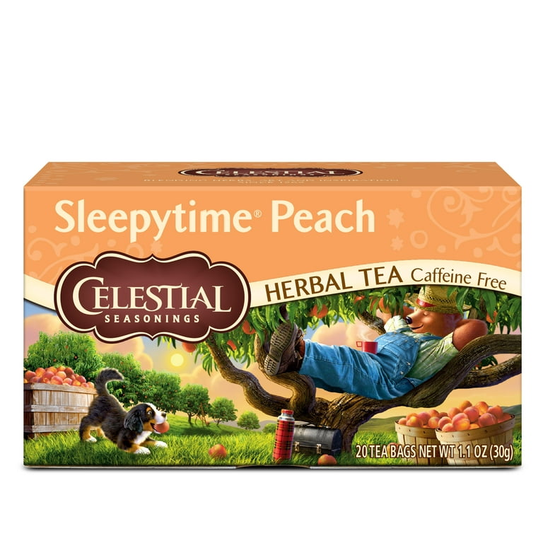 Celestial Seasoning Sleepytime Peach Herbal Tea  20 ct