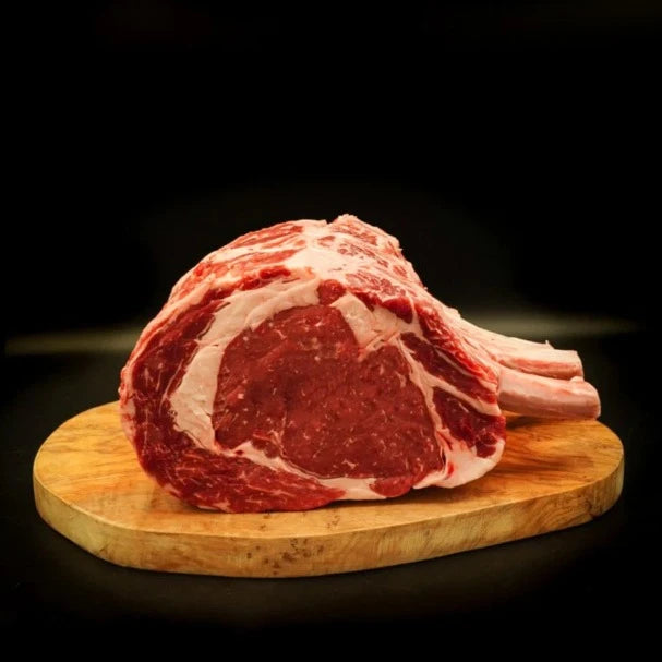 Frozen Main St Meats Bone-In Frenched Ribeye Roast USDA Choice