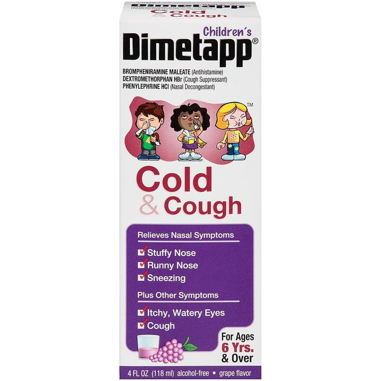 Children's Dimetapp Cold & Cough 6+ Years  4 oz