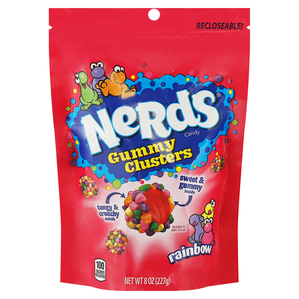 Nerds Rainbow Gummy Clusters  8 oz