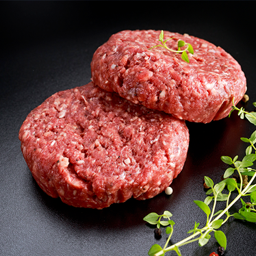 Frozen Plymouth Beef Burgers 80/20 6oz 4ct