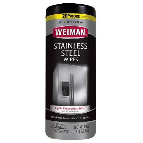 Weiman Stainless Steel Wipes  30 ct