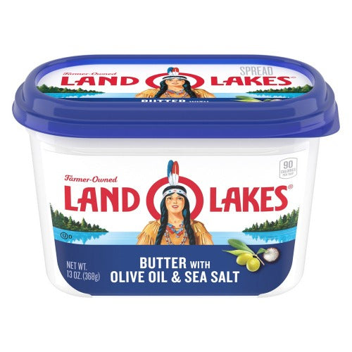 Land O Lakes Butter with Olive Oil & Sea Salt  13 oz