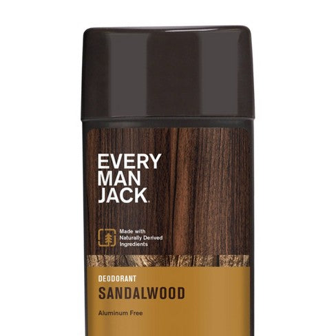 Every Man Jack Sandalwood Men's Deodorant- Aluminum Free