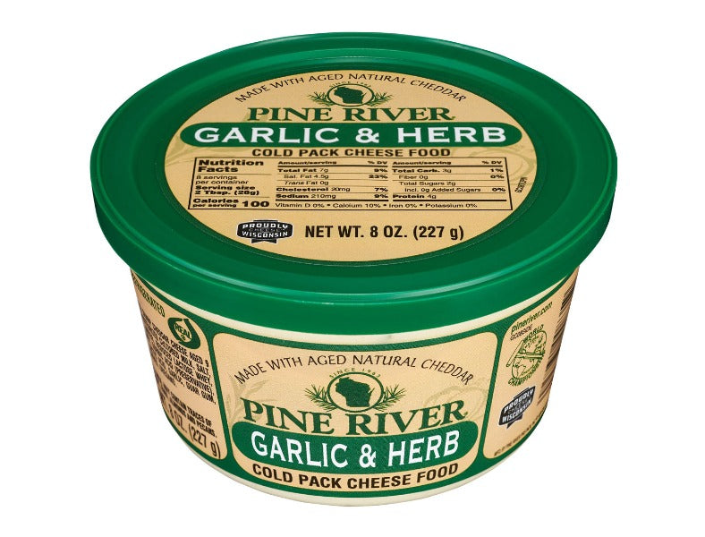 Pine River Garlic & Herb Cheese Spread 8 oz