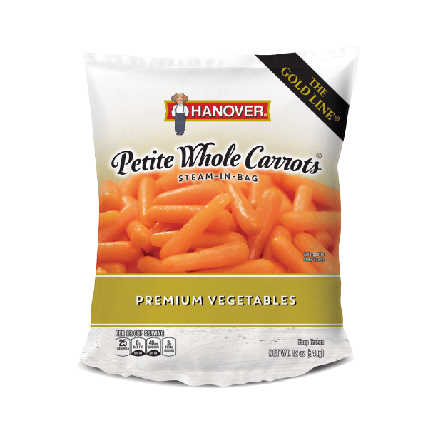 Hanover Petite  Whole Carrots Steam In Bag 12 oz