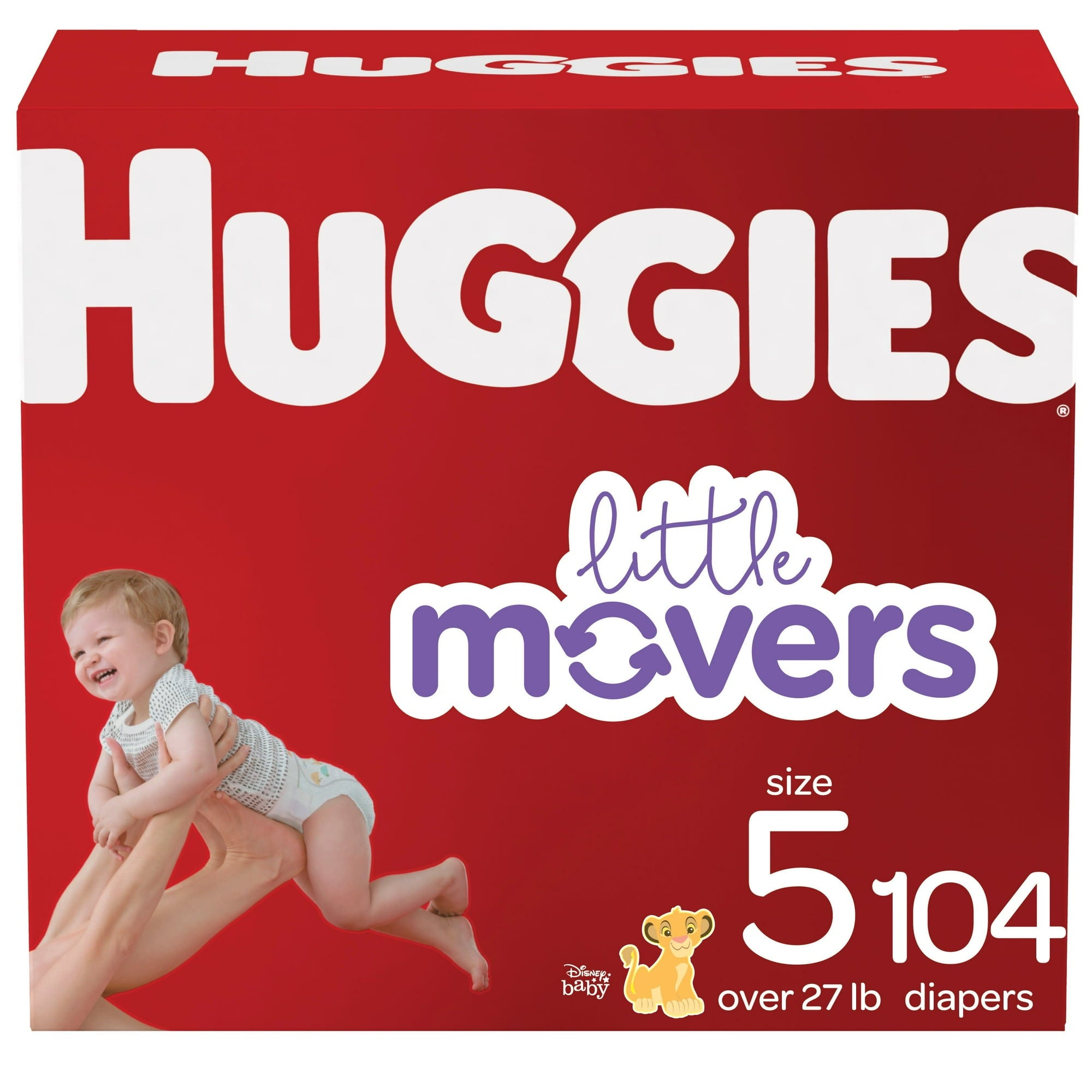 Huggies Little Movers Diapers Size 5 104 ct