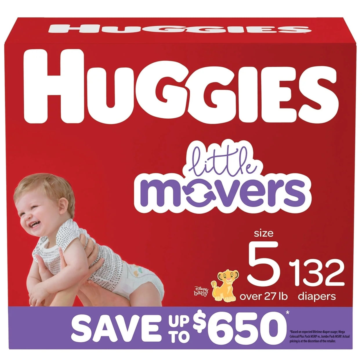 Huggies Little Movers Diapers Size 5 132 ct