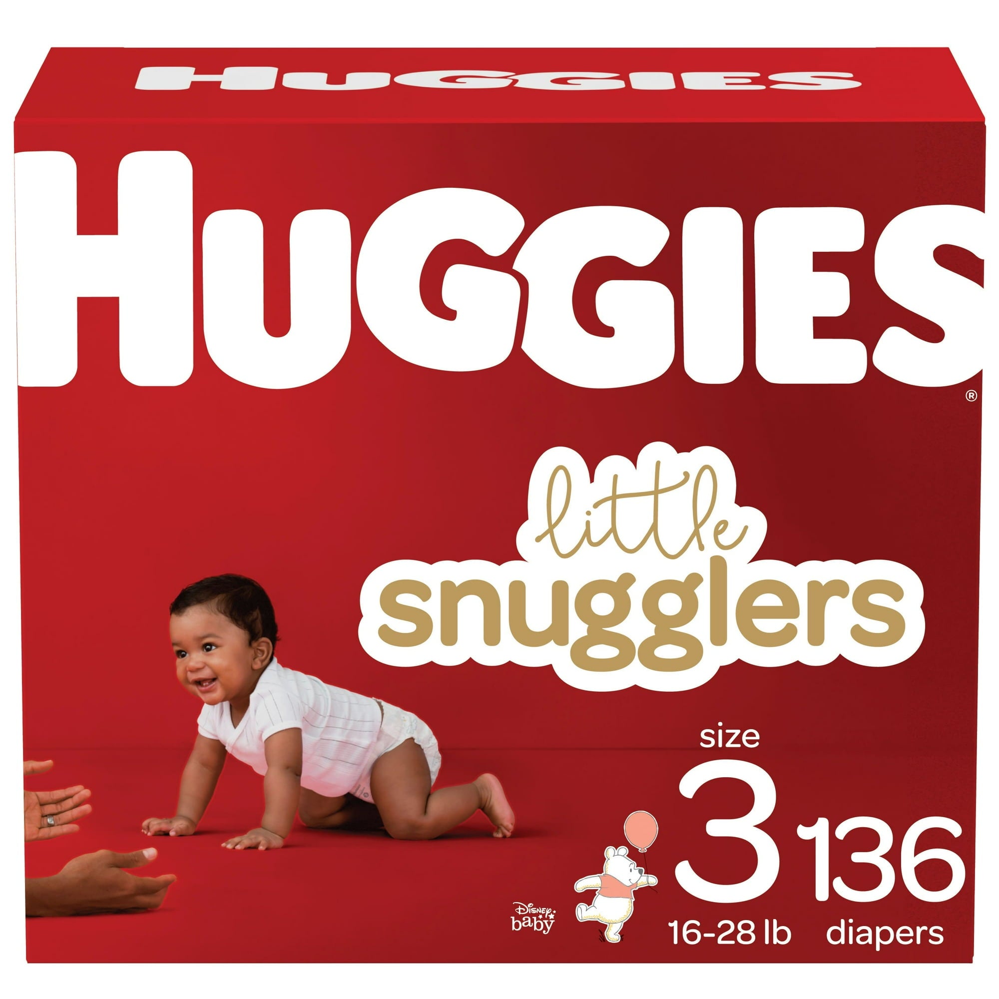 Huggies Little Snugglers Diapers Size 3 136 ct