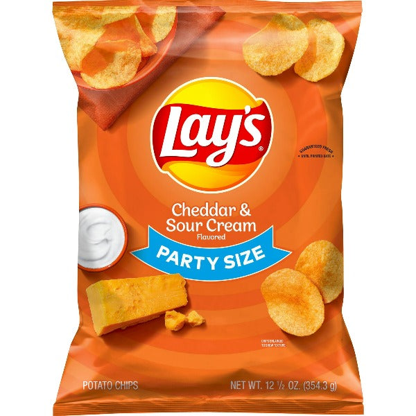 Lay's Cheddar & Sour Cream Potato Chips 7.75 oz