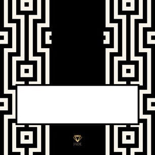 Jade Paper Name Cards  Luxury Black  25 ct