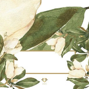 Jade Paper Name Cards Magnolia  25 ct